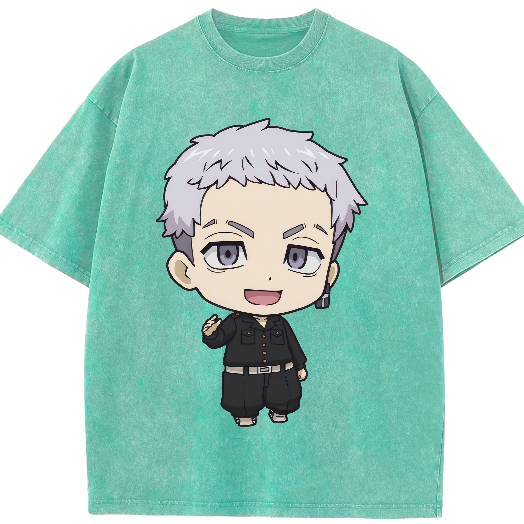 （画像用） 東京リベンジャーズ Tokyo Revengers 綿100% ヴィンテージ風 半袖Tシャツ（フロントプリント）